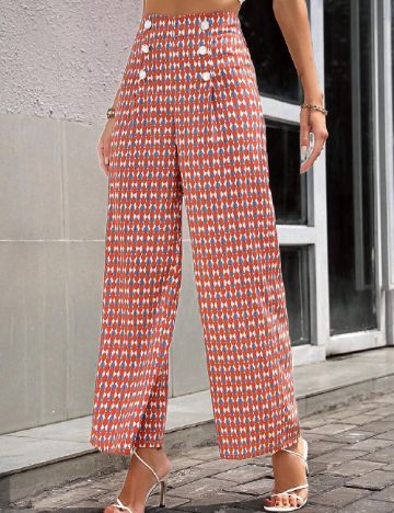 Pantaloni SHEIN, maro