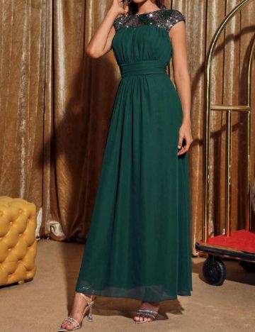 Rochie lunga SHEIN, verde