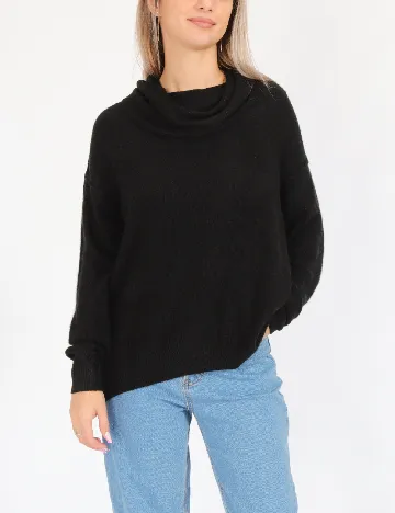 Bluza Oversize American Eagle, negru Negru