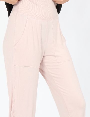 Pantaloni de pijama Aerie, roz