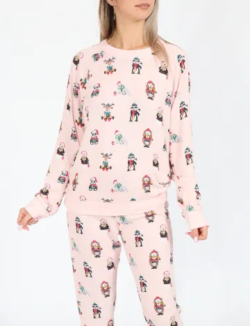 Pijama American Eagle, roz Roz