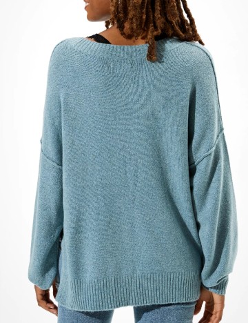 Pulover Oversize American Eagle, bleu