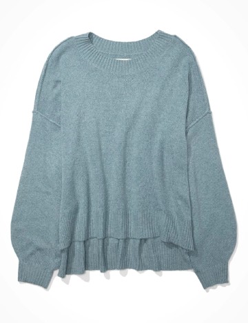 Pulover Oversize American Eagle, bleu