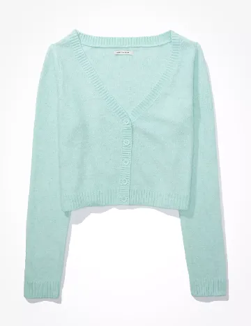 Cardigan American Eagle, turcoaz Verde