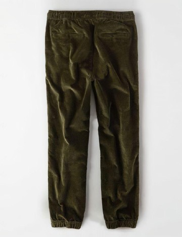 Pantaloni American Eagle, verde inchis