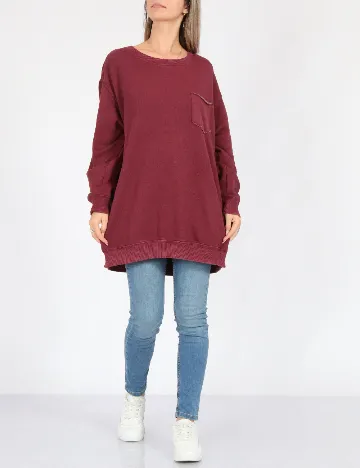 Bluza Oversize Aerie, visiniu Rosu