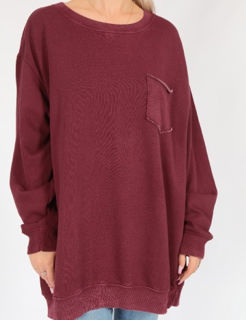 Bluza Oversize Aerie, visiniu