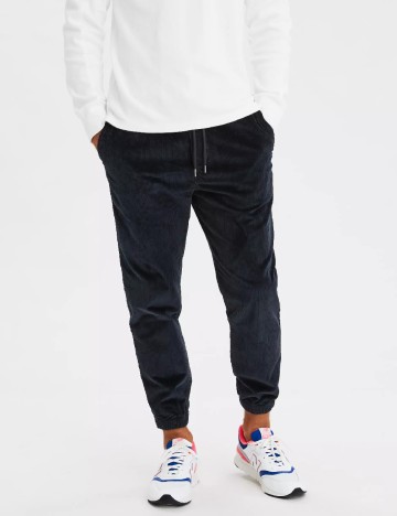 Pantaloni American Eagle, bleumarin