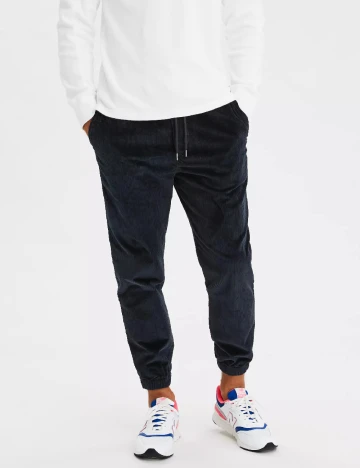 Pantaloni American Eagle, bleumarin Albastru