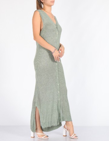 Rochie medie Object, verde