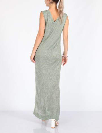 Rochie medie Object, verde