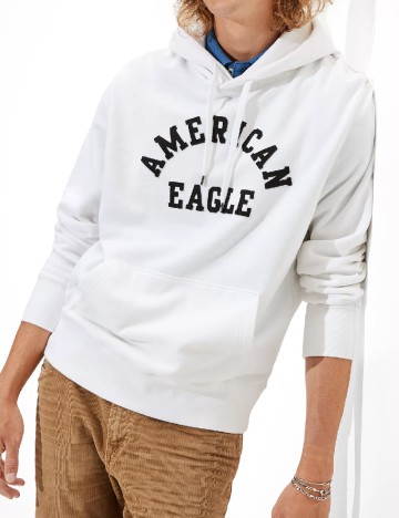 Hanorac American Eagle, alb