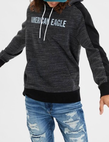 Hanorac American Eagle, gri inchis