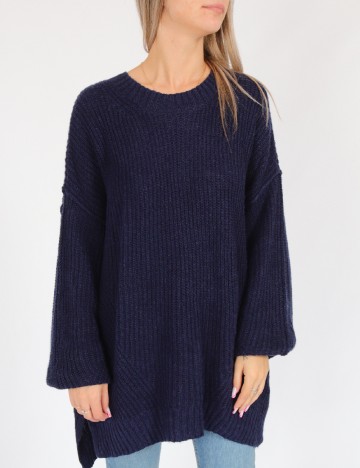 Pulover Oversize American Eagle, bleumarin