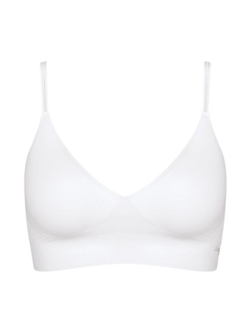 Bustiera Sloggi by Triumph Plus Size, alb