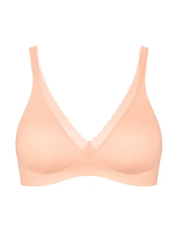 Sutien Sloggi by Triumph Plus Size, piersica Portocaliu