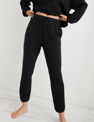 Pantaloni Aerie, negru