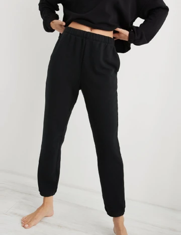 Pantaloni Aerie, negru Negru