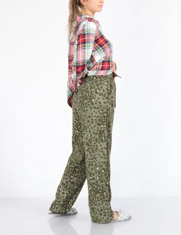 Pantaloni de pijama Aerie, verde Verde