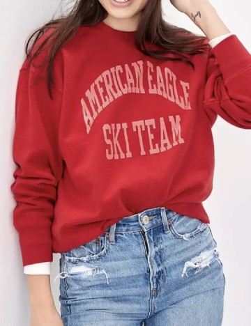 Bluza American Eagle, rosu