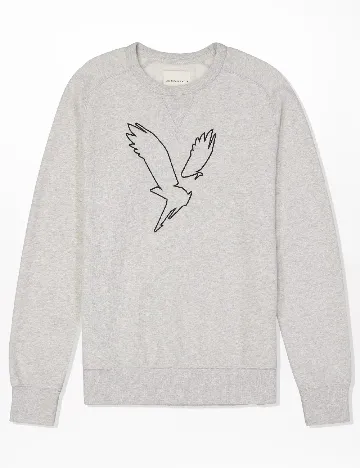 Bluza American Eagle, gri Gri