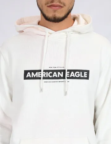 Hanorac American Eagle, alb Alb