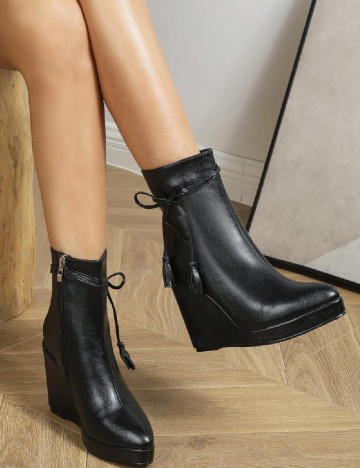 Botine SHEIN, negru