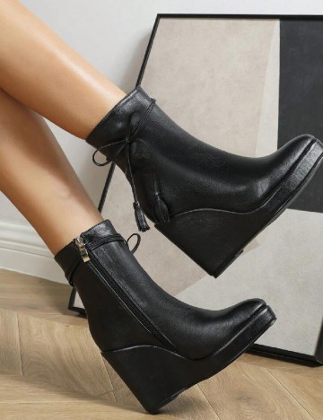 Botine SHEIN, negru