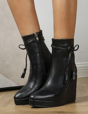 Botine SHEIN, negru