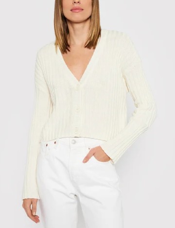 Cardigan American Eagle, crem