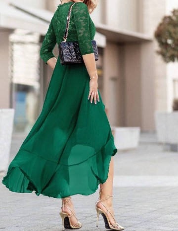 Rochie lunga SHEIN, verde