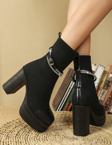 Botine SHEIN, negru