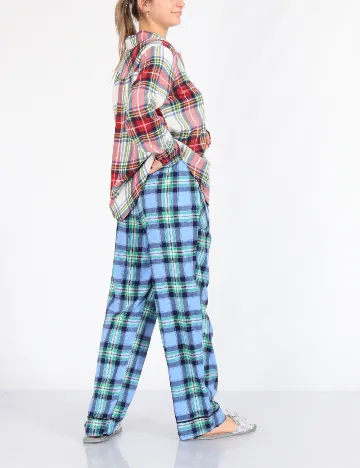 Pantaloni de pijama Aerie, albastru Albastru