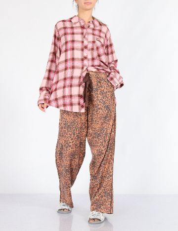 Pantaloni de pijama Aerie, animal print