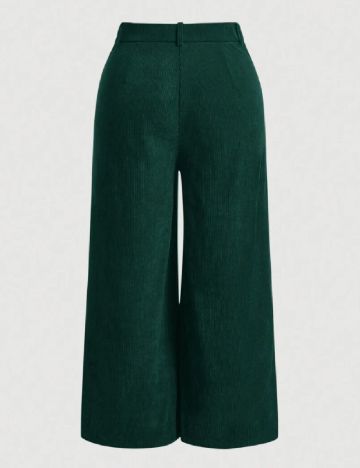 Pantaloni SHEIN CURVE, verde