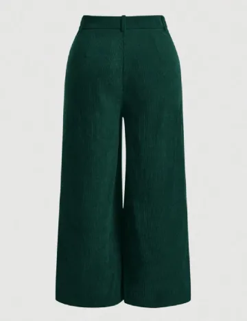 Pantaloni SHEIN CURVE, verde Verde