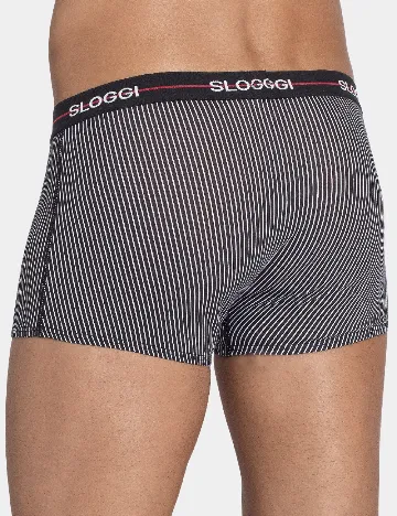 Set Boxeri 2 perechi Sloggi by Triumph, negru