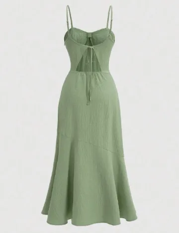 Rochie lunga SHEIN, verde Verde