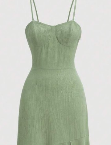 Rochie lunga SHEIN, verde