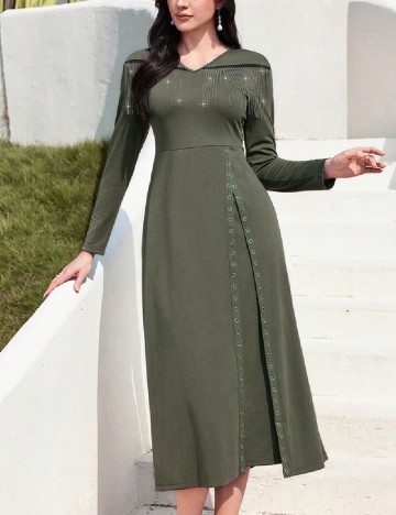 Rochie medie SHEIN, verde