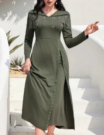 Rochie medie SHEIN, verde Verde