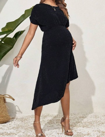 Rochie medie SHEIN Maternity, negru