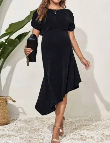 Rochie medie SHEIN Maternity, negru Negru