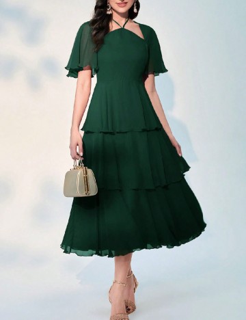 Rochie medie SHEIN, verde