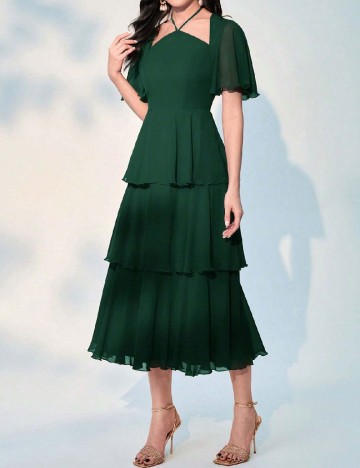 Rochie medie SHEIN, verde