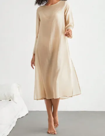 Rochie de noapte SHEIN, crem Crem