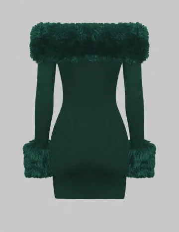 Rochie scurta SHEIN, verde Verde