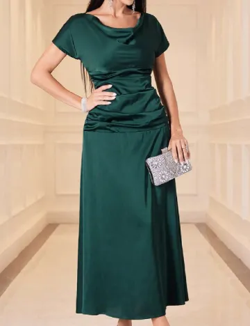 Rochie lunga SHEIN, verde Verde