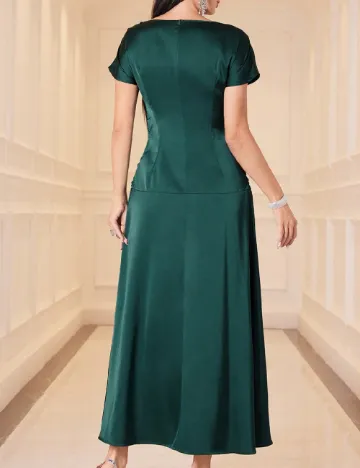 Rochie lunga SHEIN, verde Verde