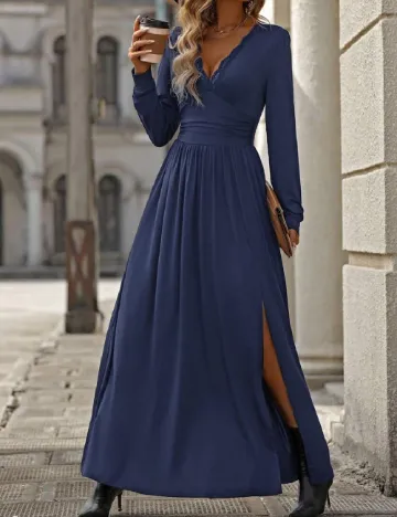 Rochie lunga SHEIN, bleumarin Albastru